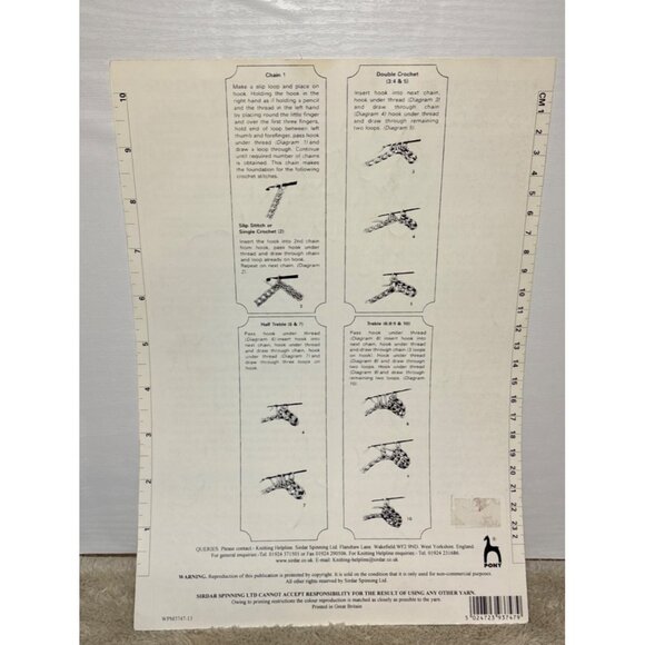 Sirdar Knitting & Crochet Pattern Leaflets For Sweaters 2 Ply DK & Aran Set of 3 - Picture 3 of 7